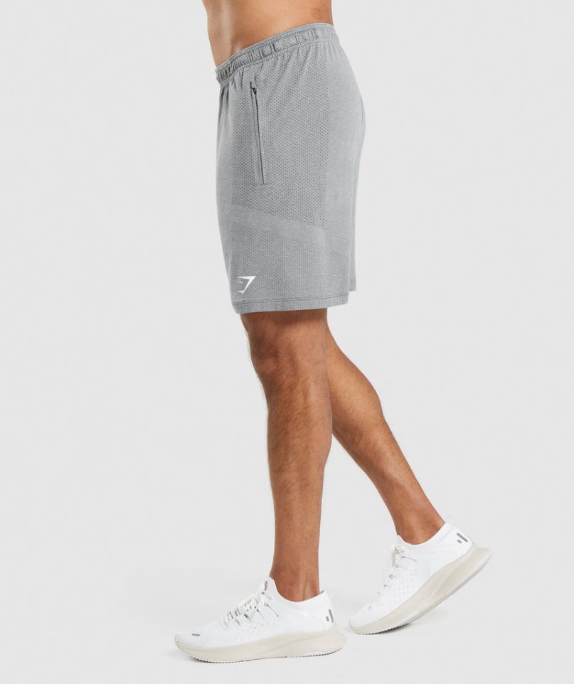 Men's Gymshark Vital Light Shorts Grey | NZ 3IQCOL